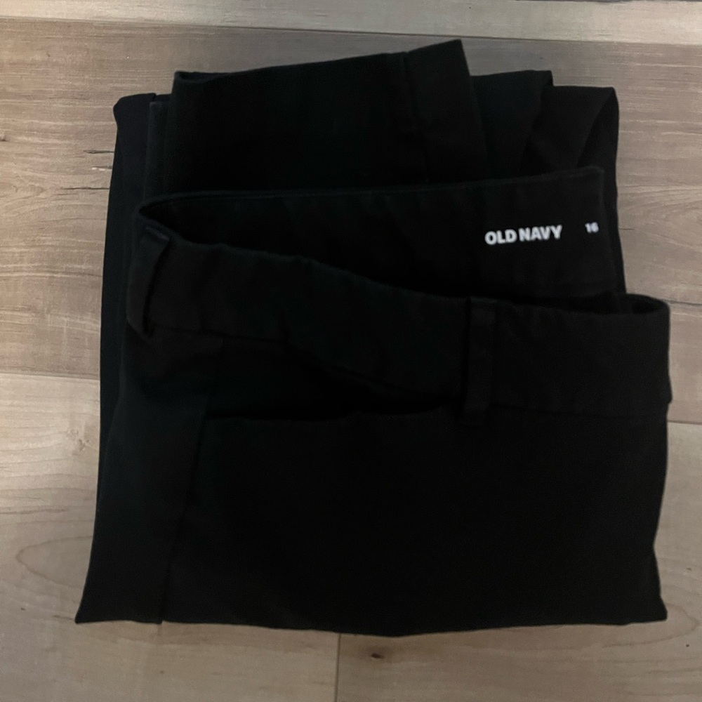 High Rise Black Slacks